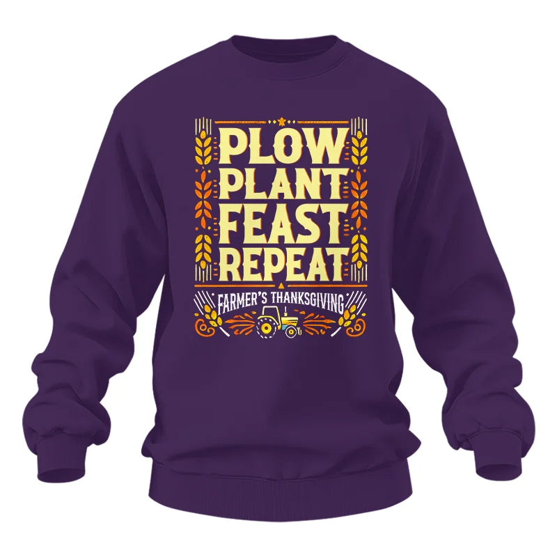 Plow Plant Feast Repeat - Unisex Heavy Blend™ Crewneck Sweatshirt