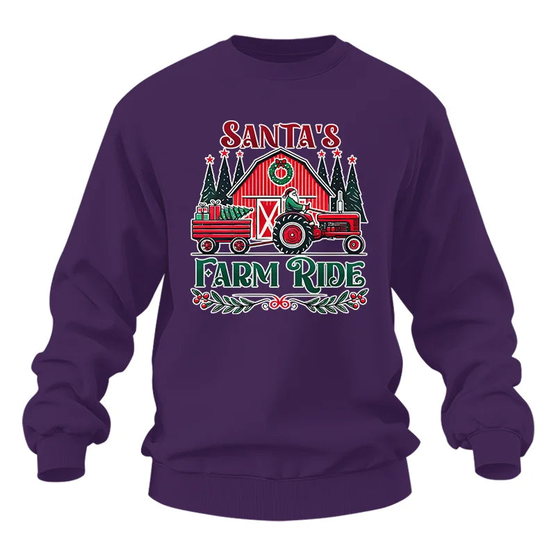 Image of Santa's Farm Ride 1 - Unisex Heavy Blend™ Crewneck Sweatshirt