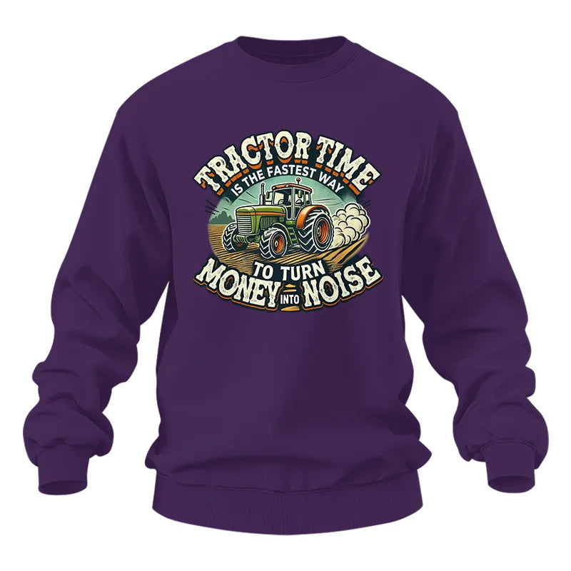 Image of Tractor Time To Turn Money Into Noise - Unisex Heavy Blend™ Crewneck Sweatshirt