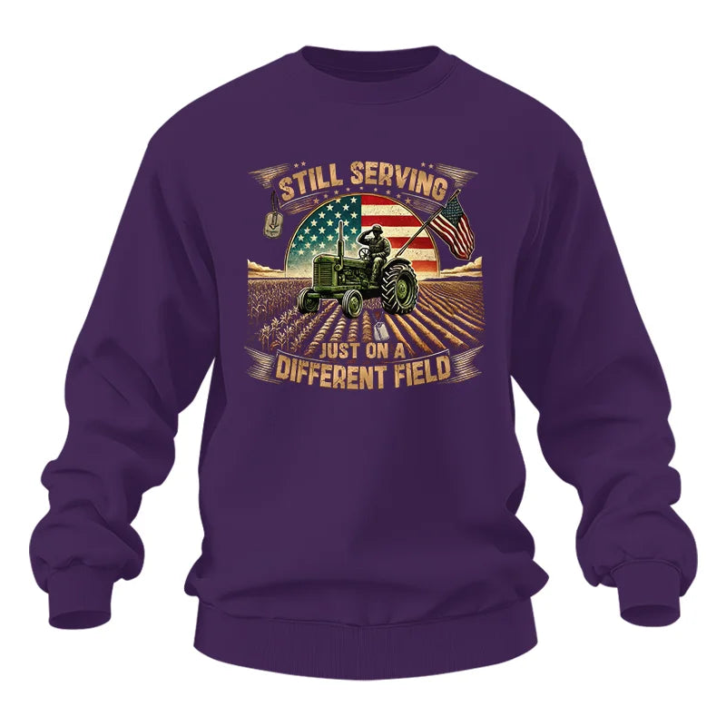 Image of Veteran Farmer Still Serving 8 - Unisex Heavy Blend™ Crewneck Sweatshirt