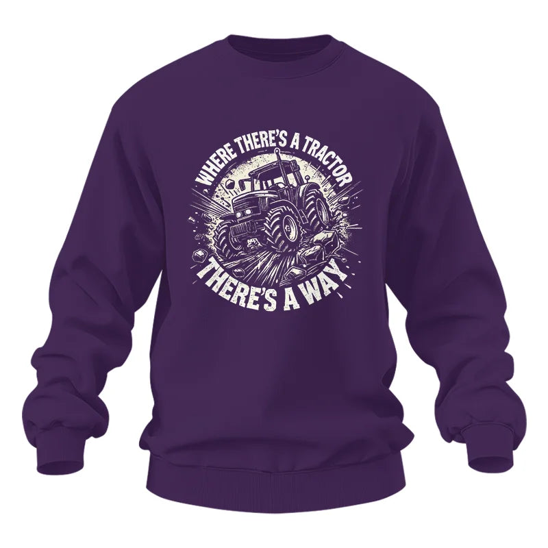 Image of Where There's A Tractor There's A Way 2 - Unisex Heavy Blend™ Crewneck Sweatshirt