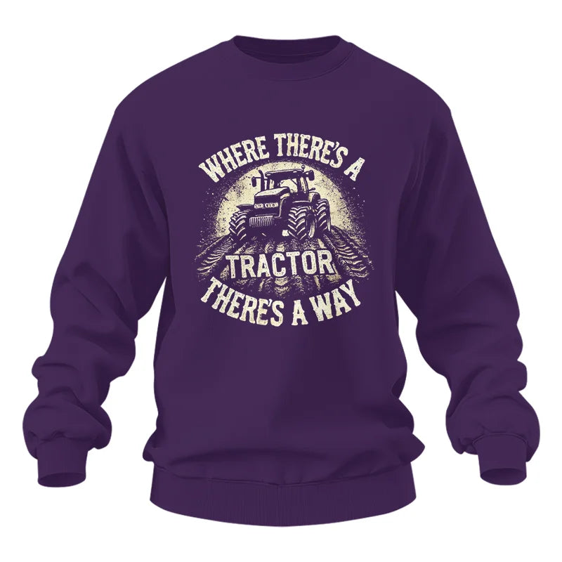 Where There's A Tractor There's A Way 3 - Unisex Heavy Blend™ Crewneck Sweatshirt