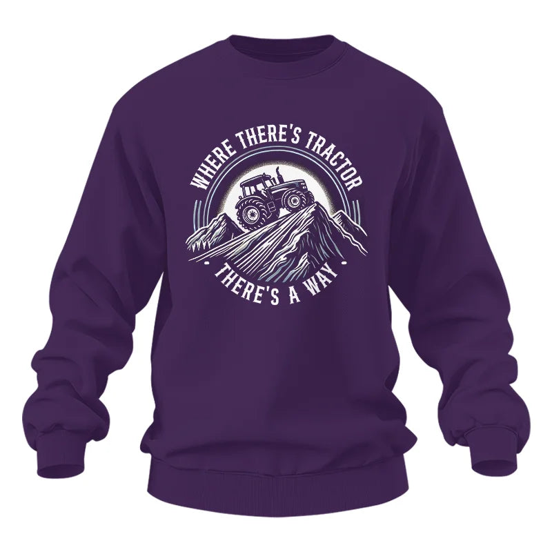 Where There's A Tractor There's A Way 4 - Unisex Heavy Blend™ Crewneck Sweatshirt