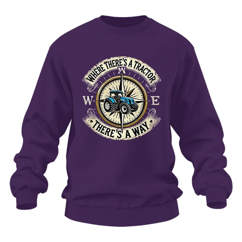 Where There's A Tractor There's A Way - Unisex Heavy Blend™ Crewneck Sweatshirt