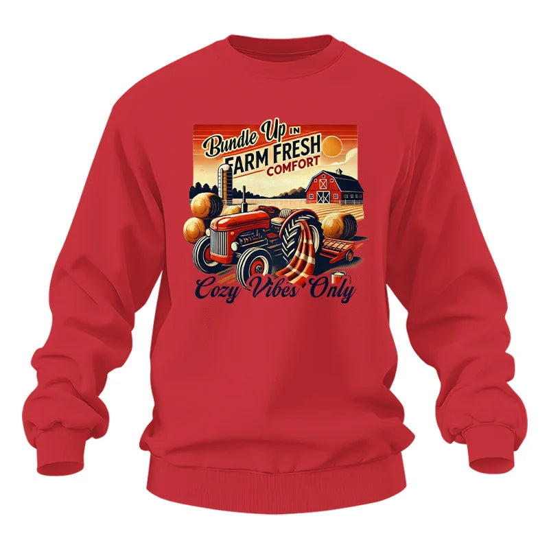 Image of Bundle Up in Farm Fresh Comfort_Cozy Vibes Only 2 - Unisex Heavy Blend™ Crewneck Sweatshirt