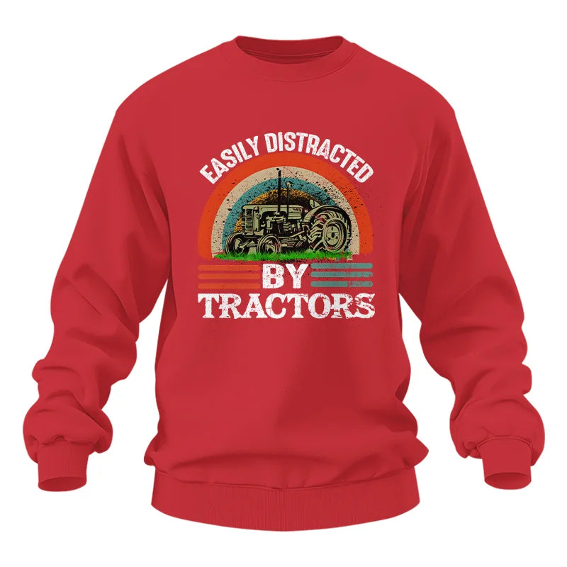 Image of Easily Distracted By Tractors - Unisex Heavy Blend™ Crewneck Sweatshirt