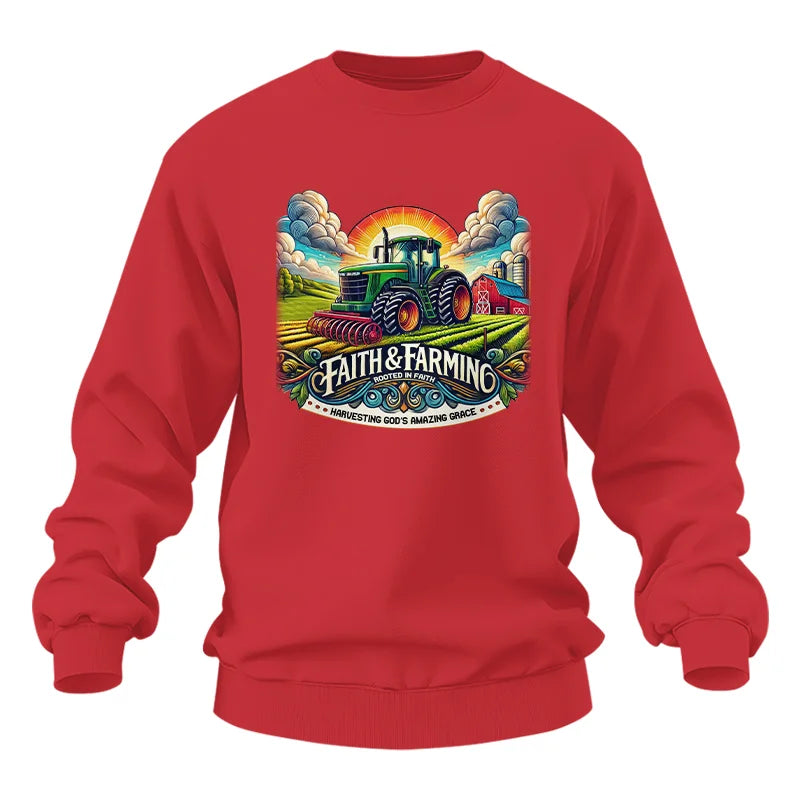 Faith and Farming 5 - Unisex Heavy Blend™ Crewneck Sweatshirt