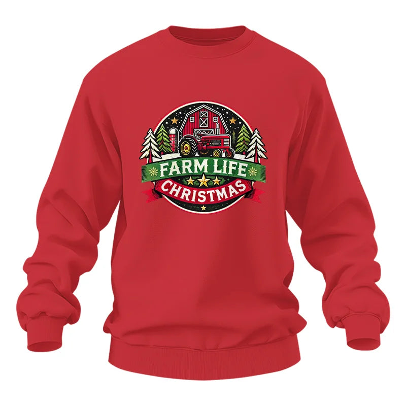 Image of Farm Life Christmas 3 - Unisex Heavy Blend™ Crewneck Sweatshirt