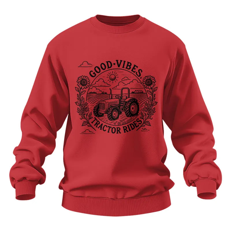 Good Vibes Tractor Rides - Unisex Heavy Blend™ Crewneck Sweatshirt