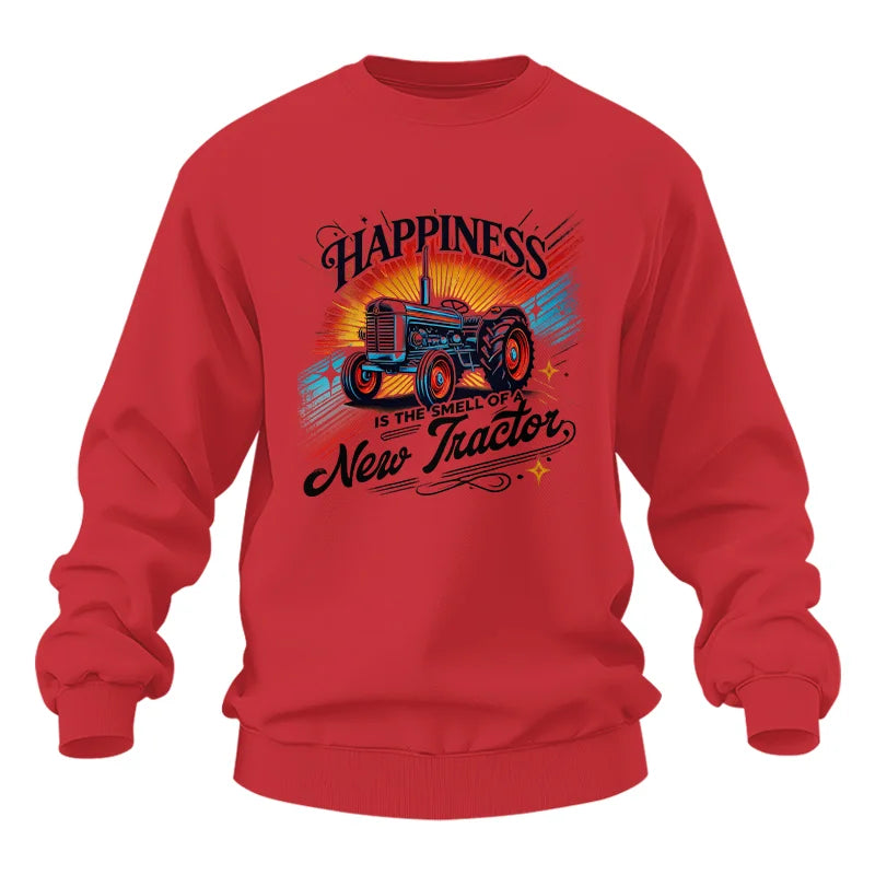 Happiness Is The Smell Of A New Tractor - Unisex Heavy Blend™ Crewneck Sweatshirt