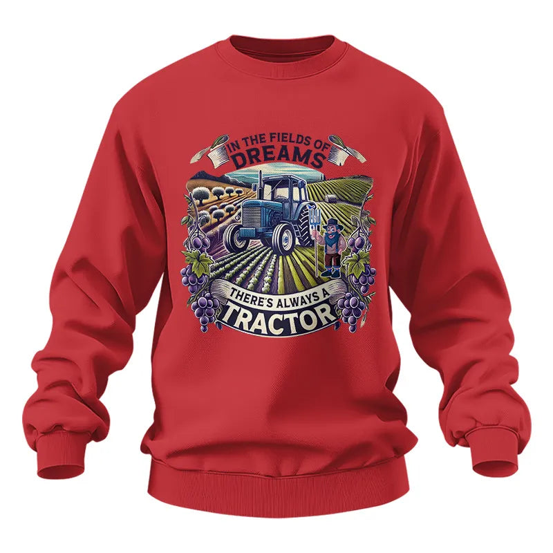 In The Fields Of Dreams There's Always A Tractor 1 - Unisex Heavy Blend™ Crewneck Sweatshirt