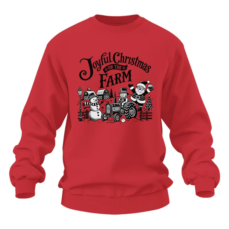 Image of Joyful Christmas On The Farm 1 - Unisex Heavy Blend™ Crewneck Sweatshirt