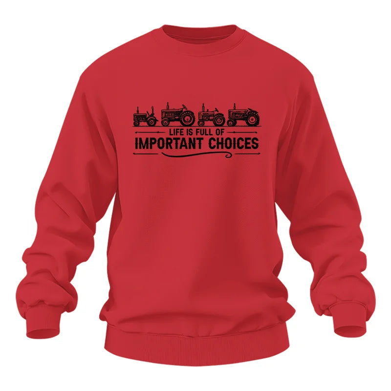 Image of Life Is Full Of Important Choices 12 - Unisex Heavy Blend™ Crewneck Sweatshirt