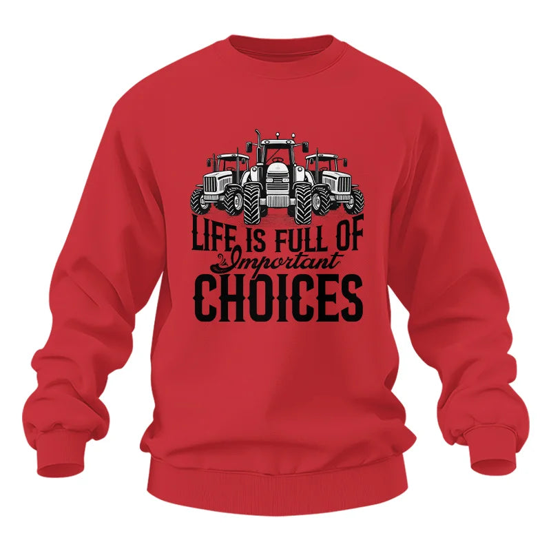 Image of Life Is Full Of Important Choices 2 - Unisex Heavy Blend™ Crewneck Sweatshirt