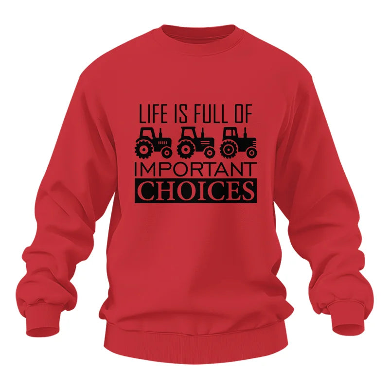 Life Is Full Of Important Choices 35 - Unisex Heavy Blend™ Crewneck Sweatshirt