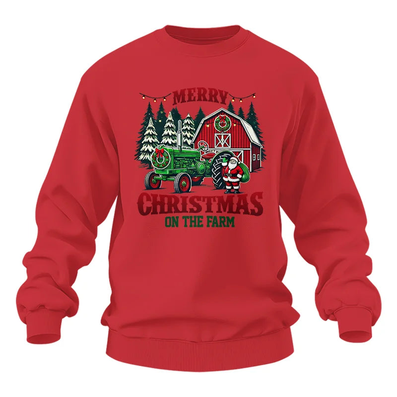 Merry Christmas On The Farm 3 - Unisex Heavy Blend™ Crewneck Sweatshirt