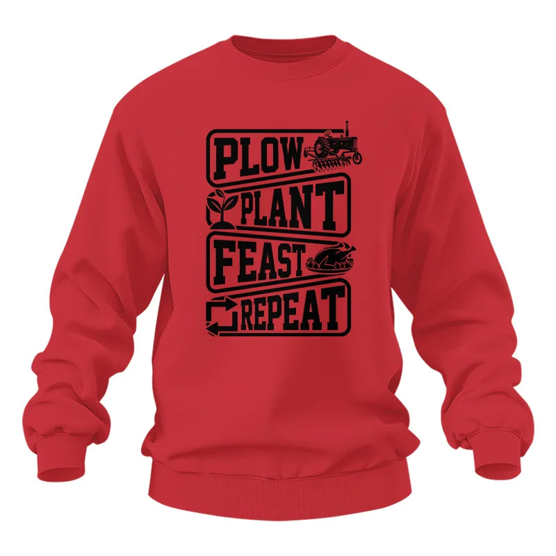 Plow Plant Feast Repeat 1 - Unisex Heavy Blend™ Crewneck Sweatshirt