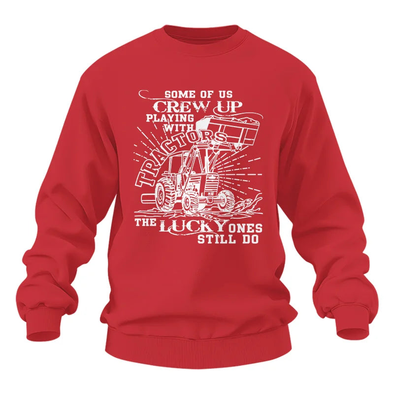 Some Of Us Grew Up Playing With Tractors 1 - Unisex Heavy Blend™ Crewneck Sweatshirt