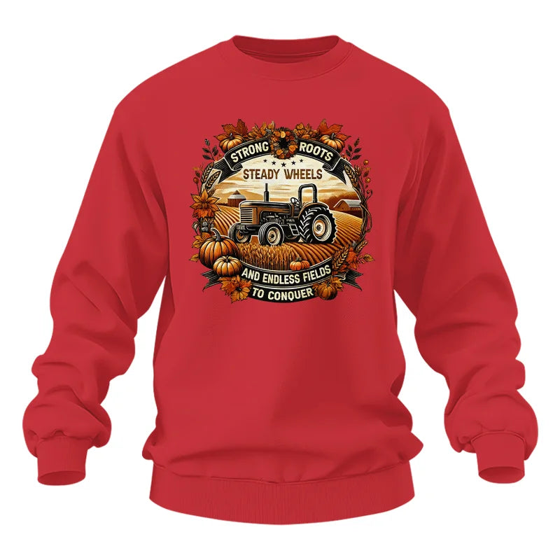 Thanksgiving Farmer Endless Fields To Conquer 1 - Unisex Heavy Blend™ Crewneck Sweatshirt