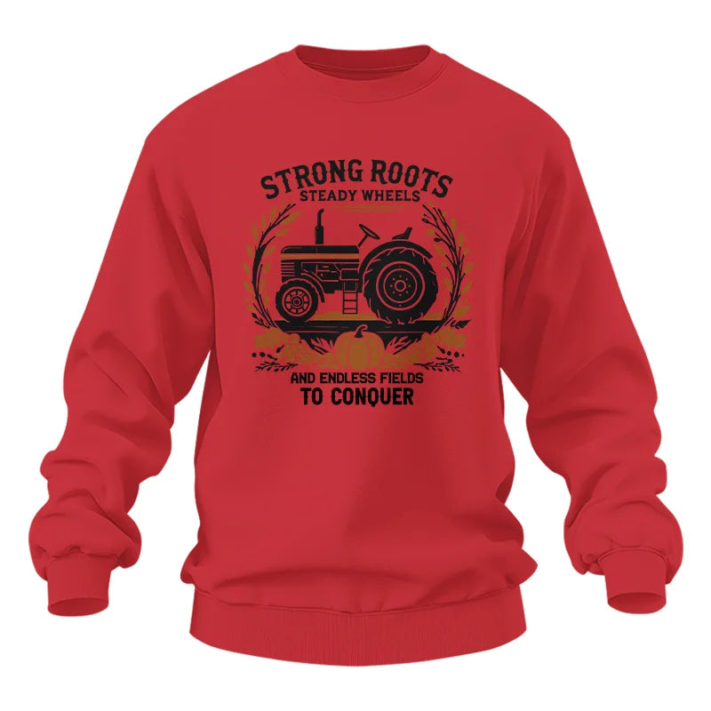 Image of Thanksgiving Farmer Endless Fields To Conquer 3 - Unisex Heavy Blend™ Crewneck Sweatshirt