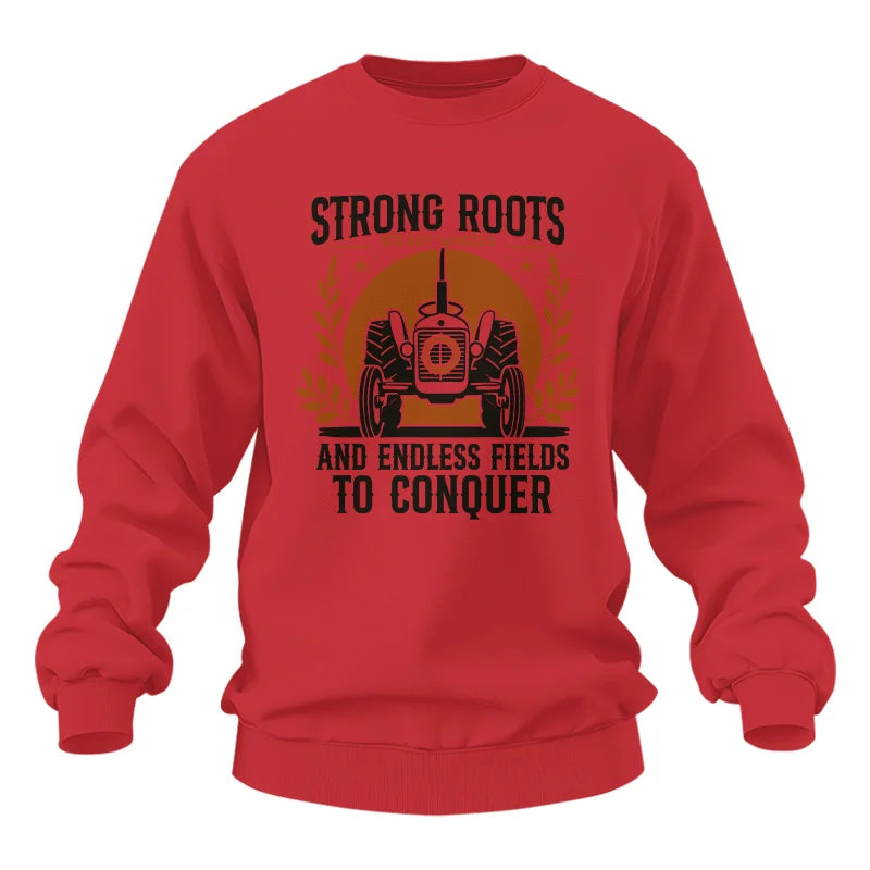 Thanksgiving Farmer Endless Fields To Conquer 4 - Unisex Heavy Blend™ Crewneck Sweatshirt