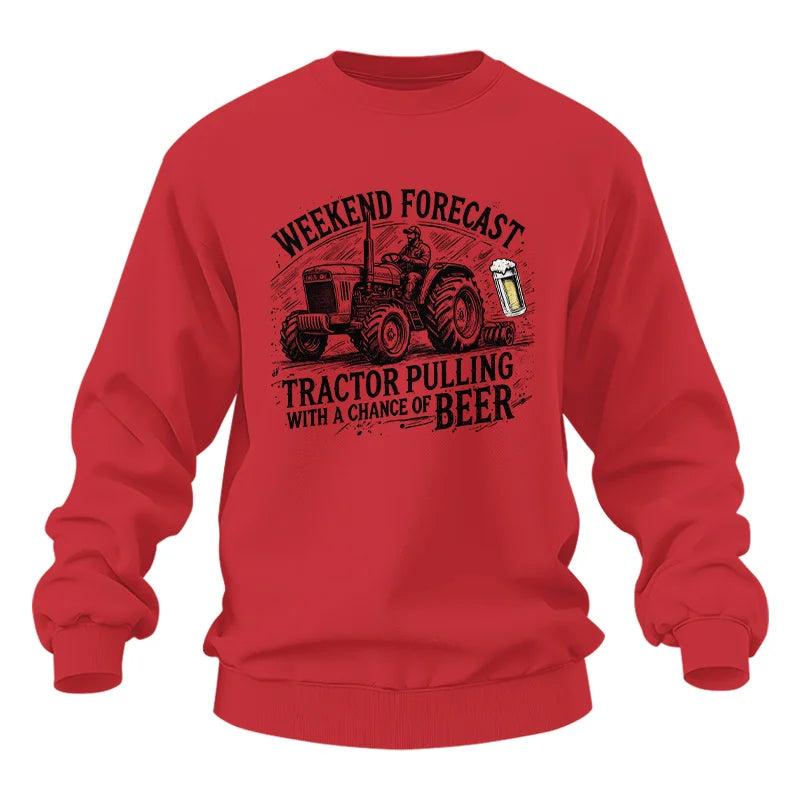 Tractor With A Chance Of Beer - Unisex Heavy Blend™ Crewneck Sweatshirt