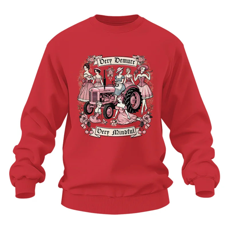 Image of Very Demure Very Mindful Tractor - Unisex Heavy Blend™ Crewneck Sweatshirt