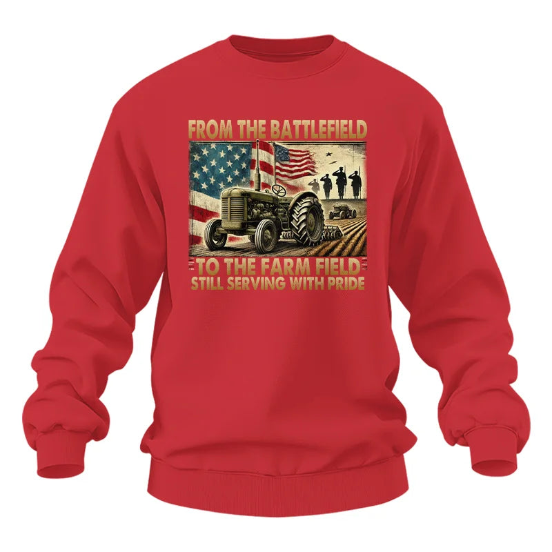 Veteran Farmer From The Battlefield To The Farm Field 1 - Unisex Heavy Blend™ Crewneck Sweatshirt