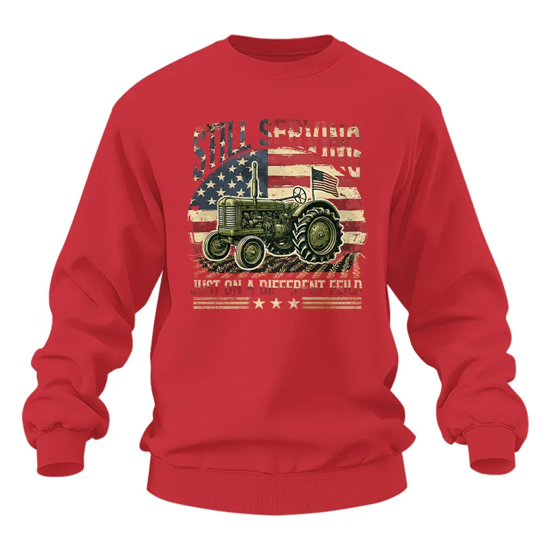 Image of Veteran Farmer Still Serving 10 - Unisex Heavy Blend™ Crewneck Sweatshirt