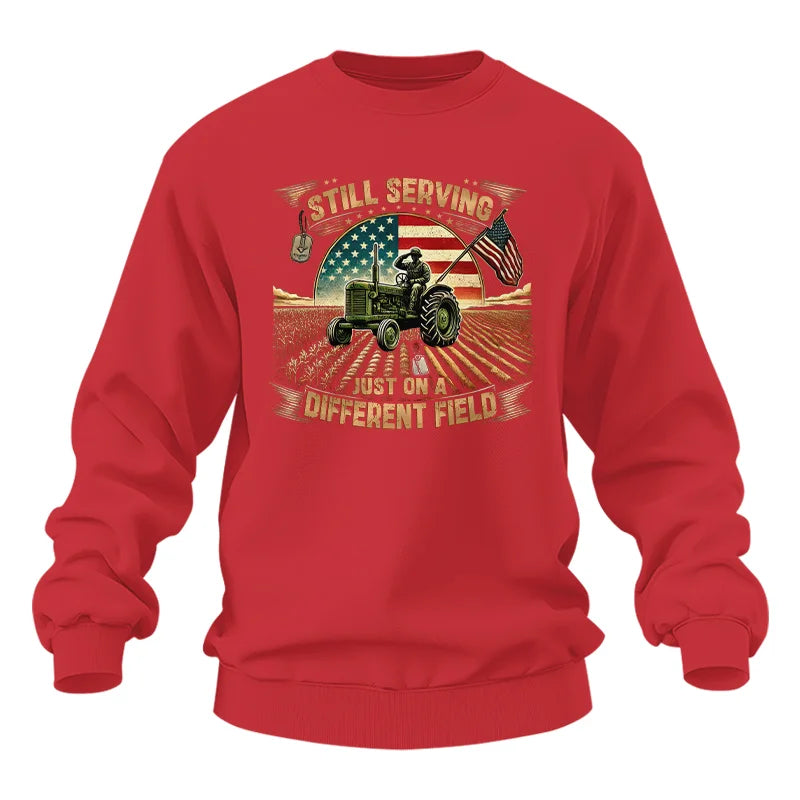 Image of Veteran Farmer Still Serving 8 - Unisex Heavy Blend™ Crewneck Sweatshirt