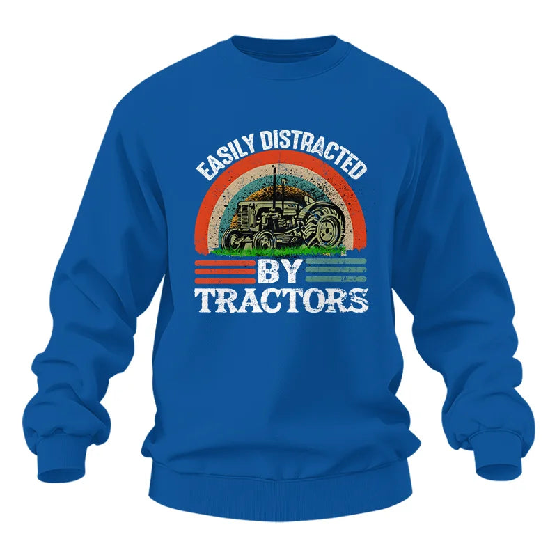 Image of Easily Distracted By Tractors - Unisex Heavy Blend™ Crewneck Sweatshirt