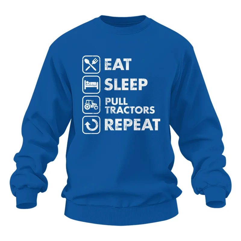 Eat Sleep Pull Tractors Repeat - Unisex Heavy Blend™ Crewneck Sweatshirt