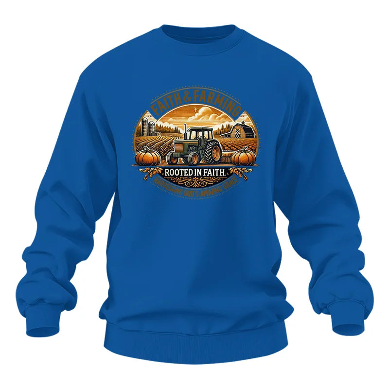 Image of Faith And Farming 1 - Unisex Heavy Blend™ Crewneck Sweatshirt