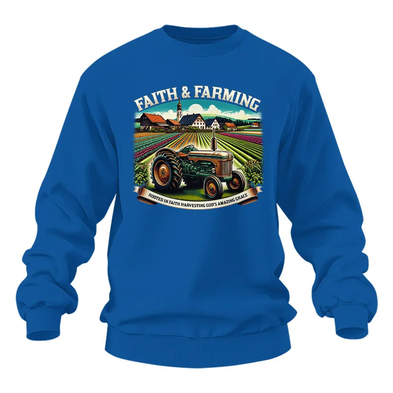 Faith And Farming 4 - Unisex Heavy Blend™ Crewneck Sweatshirt