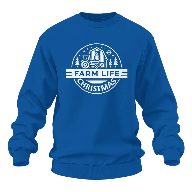 Farm Life Christmas 1 - Unisex Heavy Blend™ Crewneck Sweatshirt