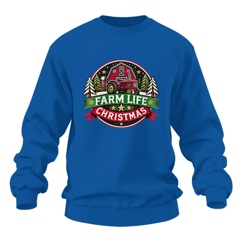 Image of Farm Life Christmas 3 - Unisex Heavy Blend™ Crewneck Sweatshirt