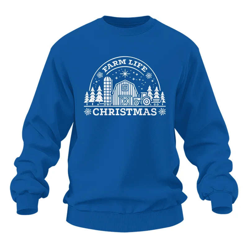 Image of Farm Life Christmas 4 - Unisex Heavy Blend™ Crewneck Sweatshirt