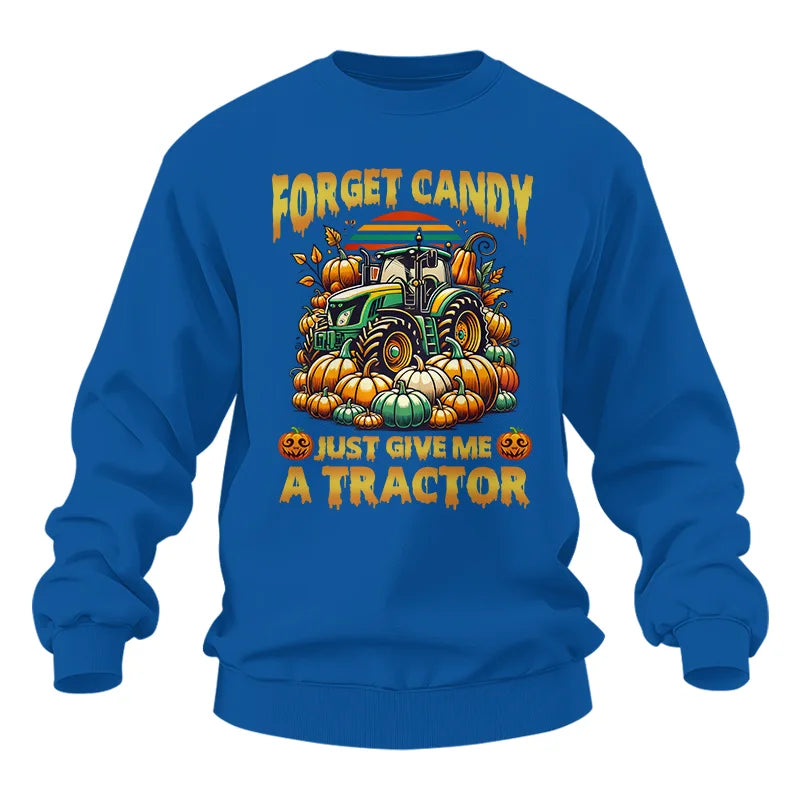 Forget Candy Just Give Me A Tractor - Unisex Heavy Blend™ Crewneck Sweatshirt