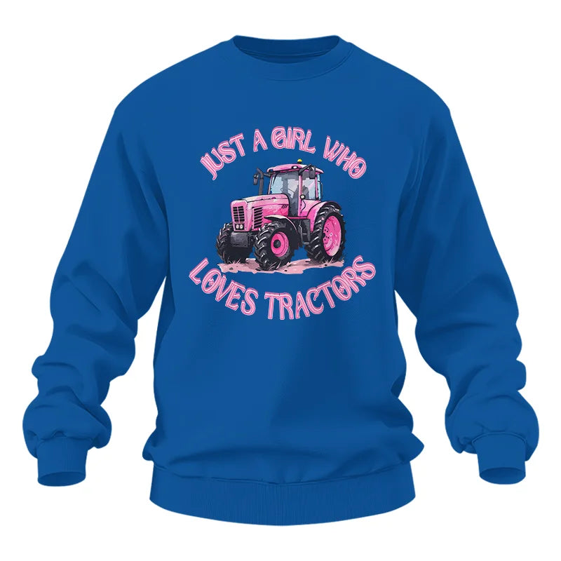 Just A Girl Who Loves Tractors 1 - Unisex Heavy Blend™ Crewneck Sweatshirt