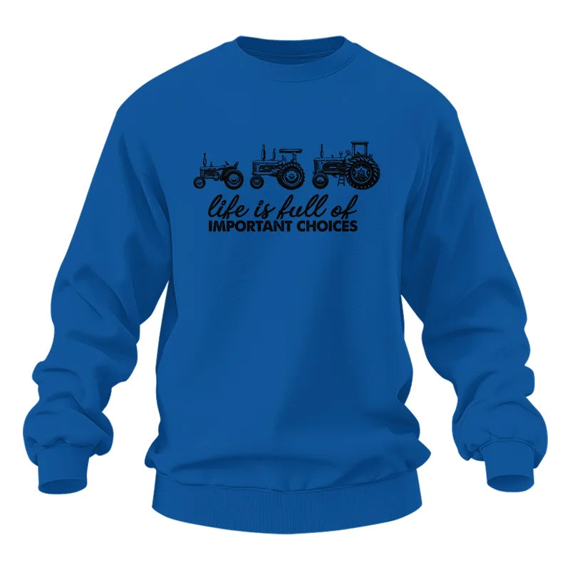 Image of Life Is Full Of Important Choices 10 - Unisex Heavy Blend™ Crewneck Sweatshirt