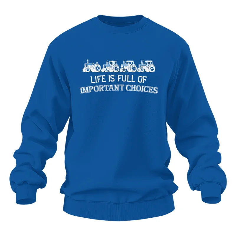 Image of Life Is Full Of Important Choices 11 - Unisex Heavy Blend™ Crewneck Sweatshirt