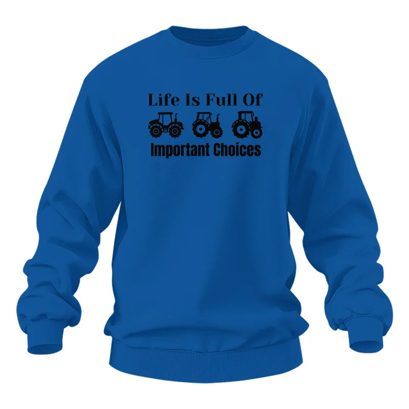 Image of Life Is Full Of Important Choices 22 - Unisex Heavy Blend™ Crewneck Sweatshirt