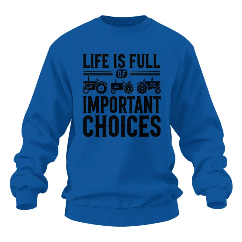 Image of Life Is Full Of Important Choices 26 - Unisex Heavy Blend™ Crewneck Sweatshirt