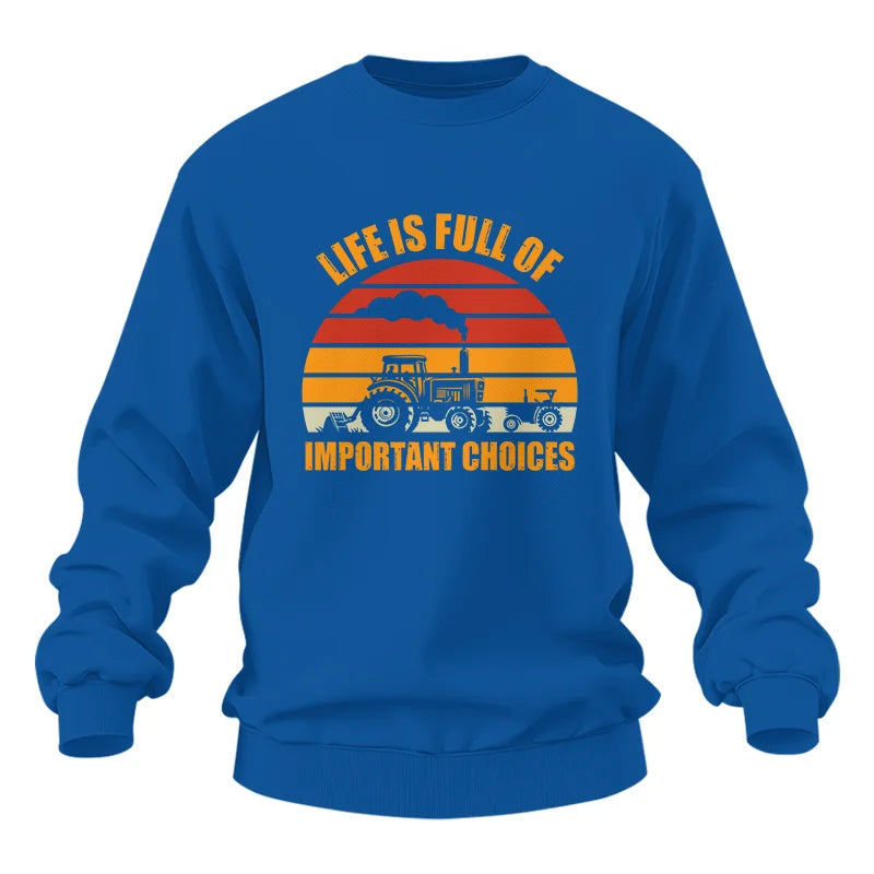 Image of Life Is Full Of Important Choices 32 - Unisex Heavy Blend™ Crewneck Sweatshirt