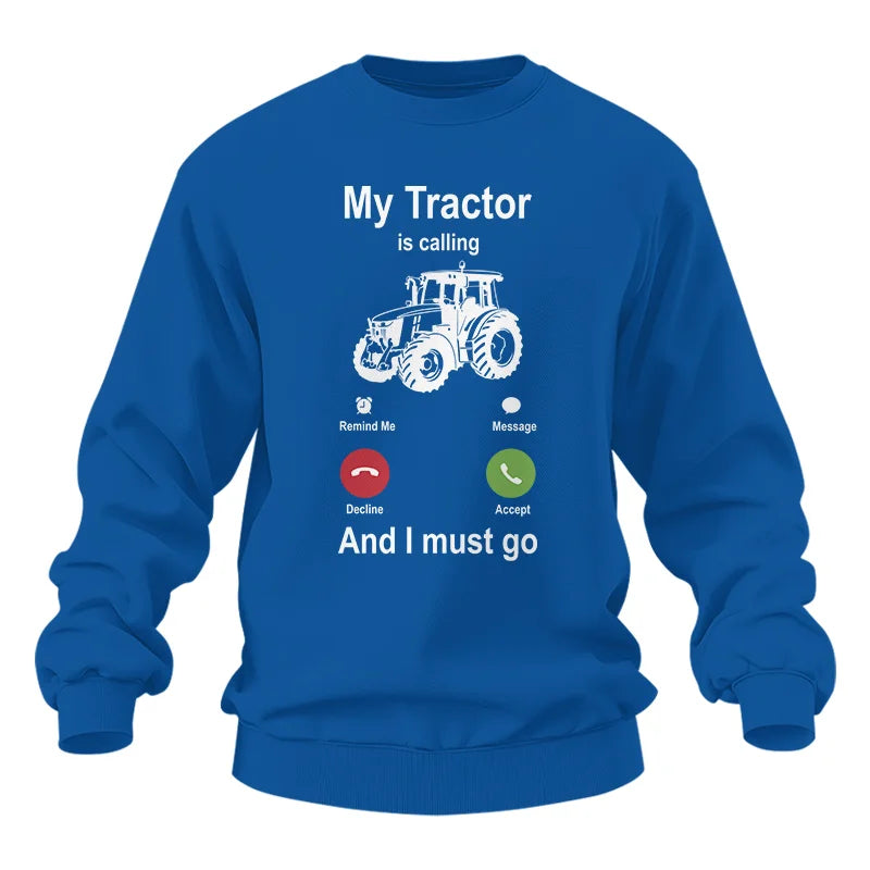 Image of My Tractor Is Calling - Unisex Heavy Blend™ Crewneck Sweatshirt