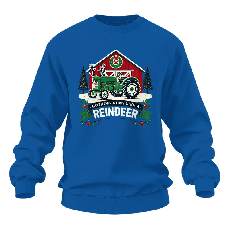 Nothing Runs Like A Reindeer 2 - Unisex Heavy Blend™ Crewneck Sweatshirt