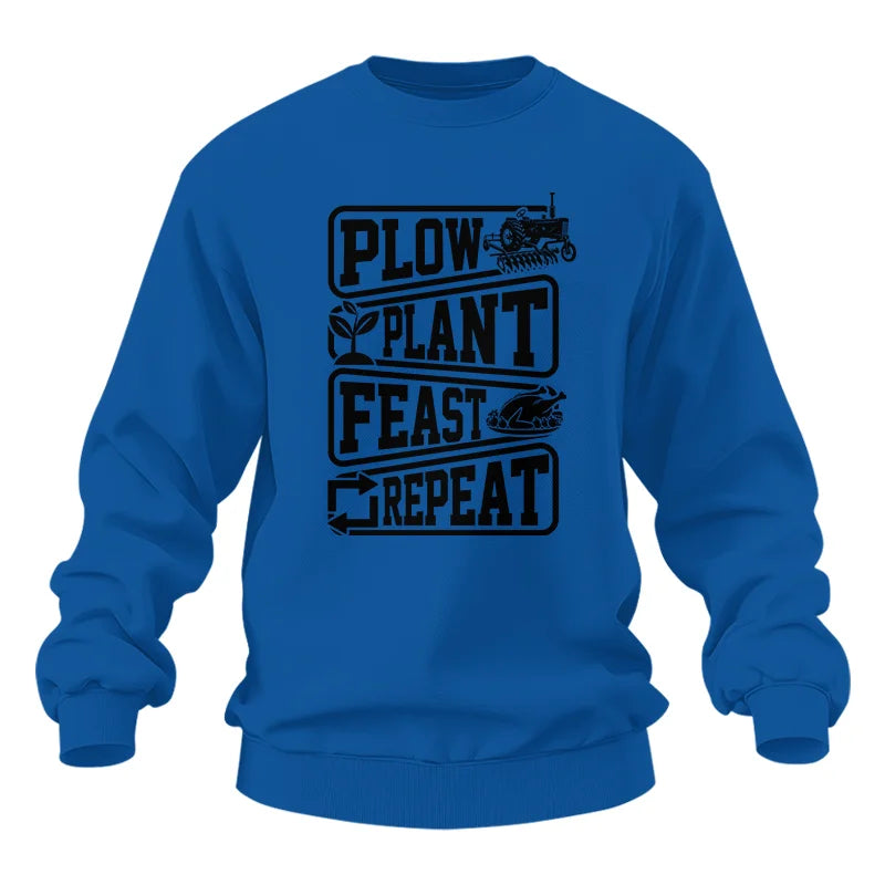 Plow Plant Feast Repeat 1 - Unisex Heavy Blend™ Crewneck Sweatshirt