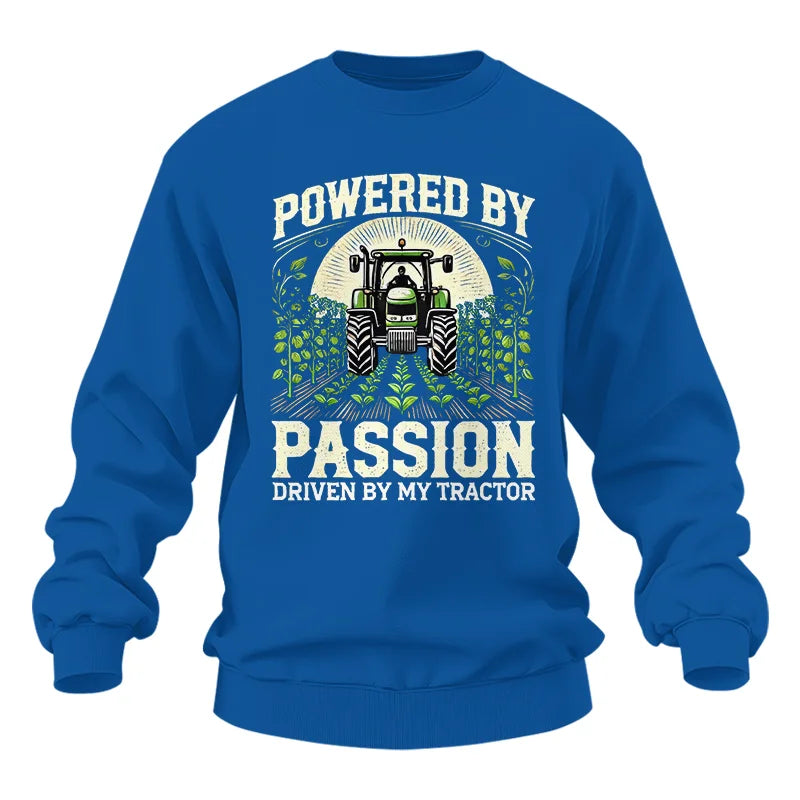 Image of Powered By Passion Driven By My Tractor 3 - Unisex Heavy Blend™ Crewneck Sweatshirt