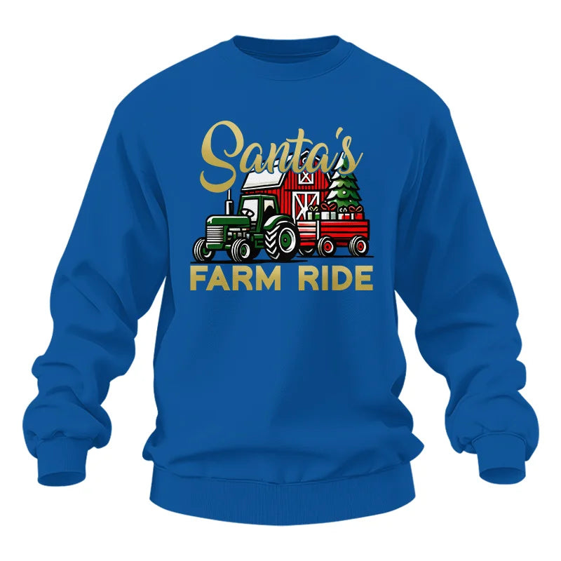 Image of Santa's Farm Ride 2 - Unisex Heavy Blend™ Crewneck Sweatshirt