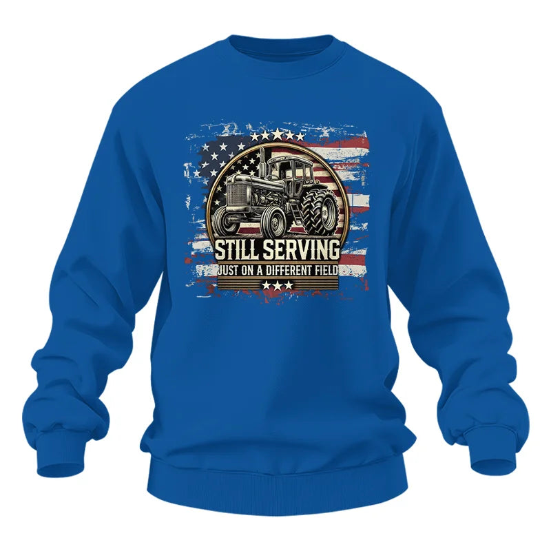 Image of Veteran Farmer Still Serving 1 - Unisex Heavy Blend™ Crewneck Sweatshirt